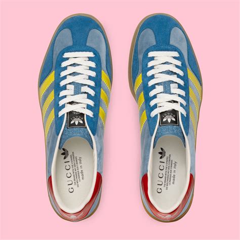 adidas gazelle gucci blue|Gucci x gazelle Adidas.